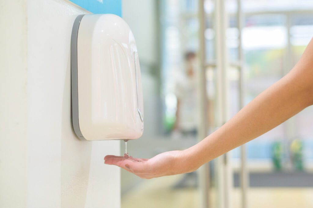 Sensor antiseptic disponsor