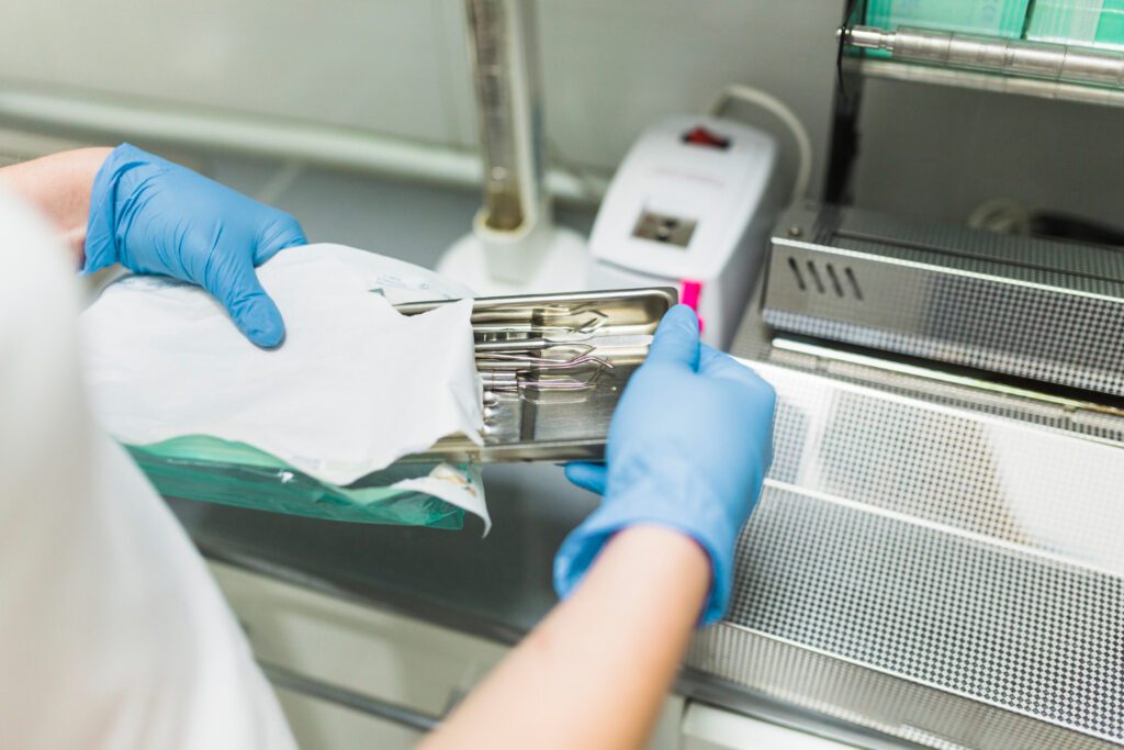 Unsealing the surgical equipment